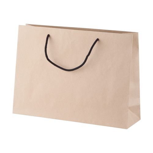 Custom Made Paper Shopping Bag, Horizontal CreaShop H