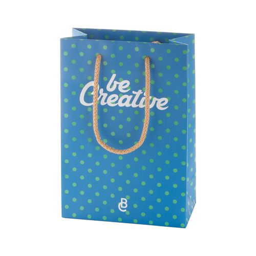 Custom Made Paper Shopping Bag, Small CreaShop S