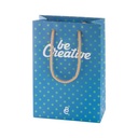 Custom Made Paper Shopping Bag, Small CreaShop S