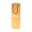 Custom Made Paper Shopping Bag, Wine CreaShop W