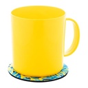 Rpet Felt Coaster, Circle CreaFelt Drink Plus