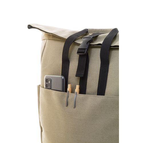 Recycled Canvas Backpack Rebyss Roll