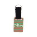 Custom Keyring, Rectangle Woody Strap