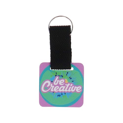Custom Keyring, Square Woody Strap