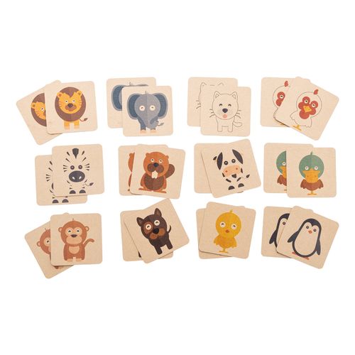 Custom Memory Game, Animals Minimor Eco