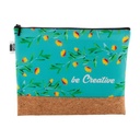 Custom Cosmetic Bag CreaBeauty Cork L RPET