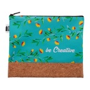 Custom Cosmetic Bag CreaBeauty Cork L RPET