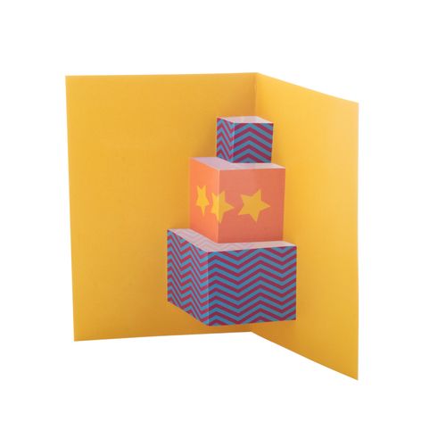 3D Christmas Card, Gift Box Dimensions