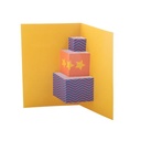 3D Christmas Card, Gift Box Dimensions