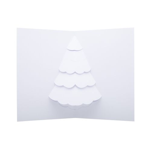 3D Christmas Card, Christmas Tree Dimensions