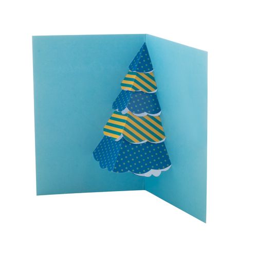 3D Christmas Card, Christmas Tree Dimensions