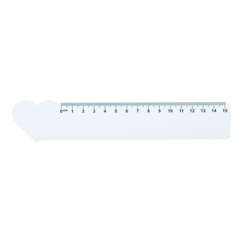 15 Cm Ruler, Heart Couler 15