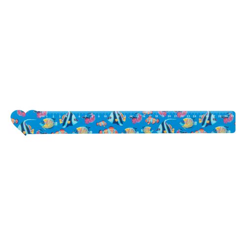 30 Cm Ruler, Heart Couler 30