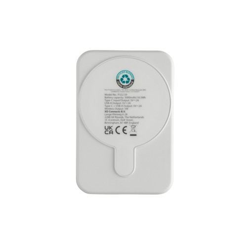 Stellar RCS recycled plastic 5000 mah 5W magnetic powerbank