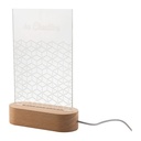 Led Light Trophy, Rectangle Woodify