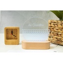 Led Light Trophy, Round Woodify
