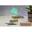 Led Light Trophy, Custom Shape Woodify