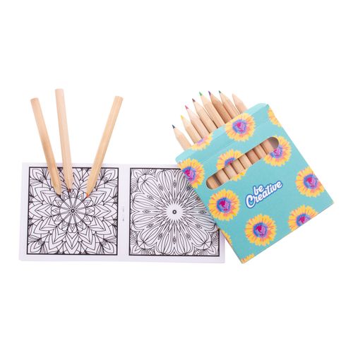 Custom Colouring Set, Mandala Coloxil 12