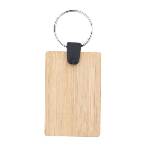 Bamboo Keyring, Rectangle Bambry