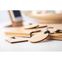 Bamboo Keyring, Oval Bambry