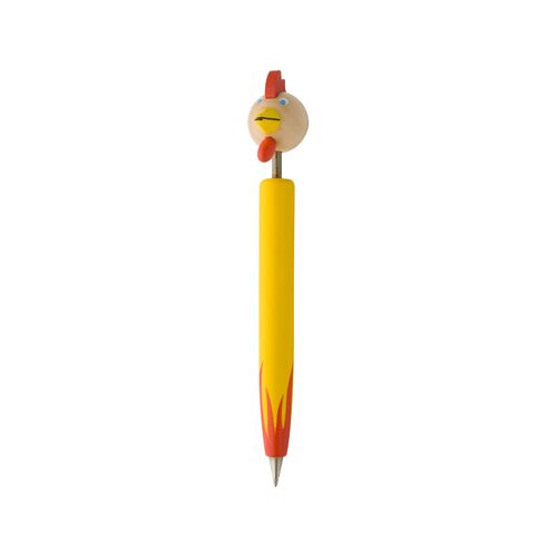 Wooden Ballpoint Pen, Rooster Zoom