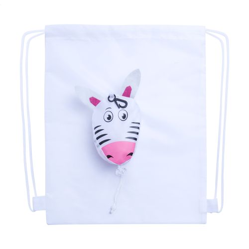 Drawstring Bag, Zebra Noah