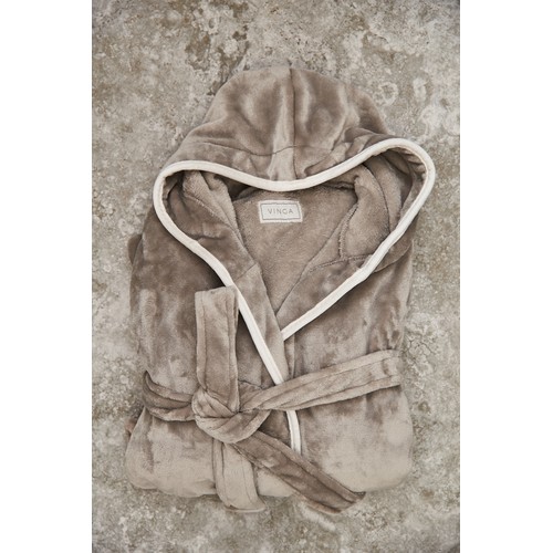 VINGA Louis luxury plush RPET robe size L-XL