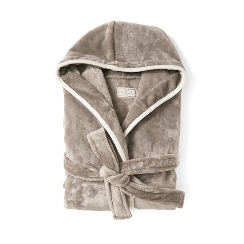 VINGA Louis luxury plush GRS RPET robe size S-M