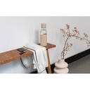 Ukiyo glass hydration tracking bottle with sleeve