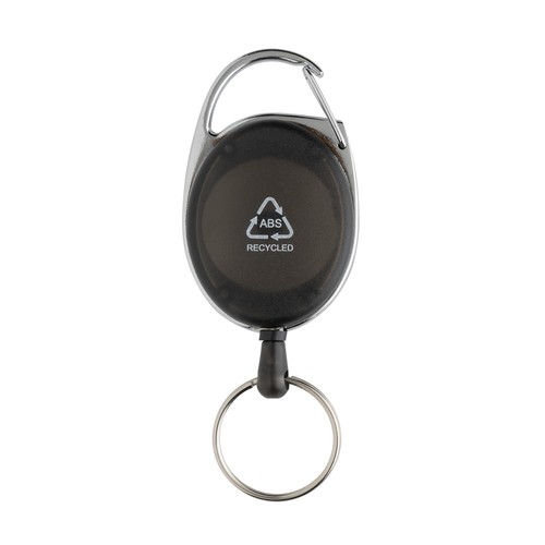 RCS recycled ABS roller clip keychain