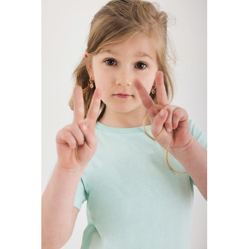 Iqoniq Koli kids lightweight recycled cotton t-shirt