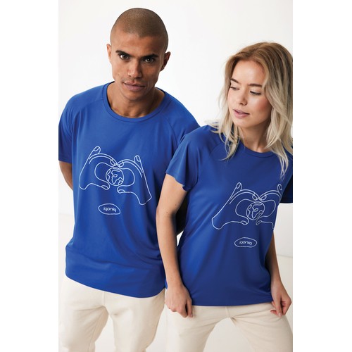 Iqoniq Tikal recycled polyester quick dry sport t-shirt