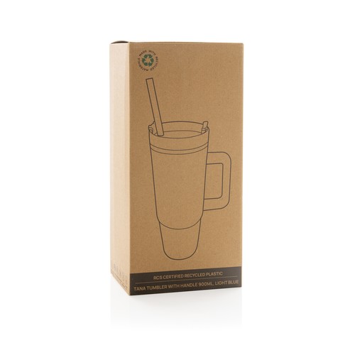 Tana RCS plastic tumbler with handle 900ml