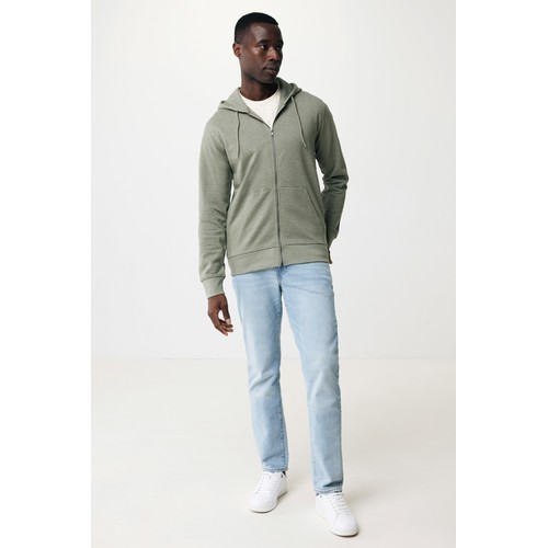 Iqoniq Abisko recycled cotton zip through hoodie