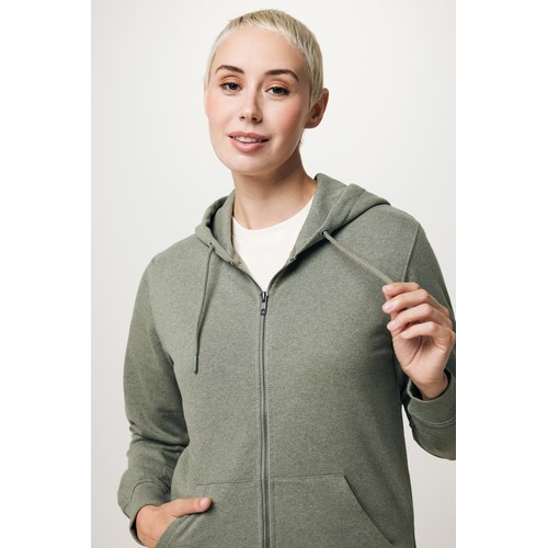Iqoniq Abisko recycled cotton zip through hoodie