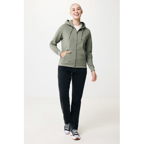 Iqoniq Abisko recycled cotton zip through hoodie