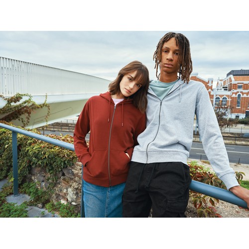 Iqoniq Abisko recycled cotton zip through hoodie