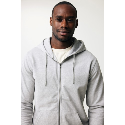 Iqoniq Abisko recycled cotton zip through hoodie