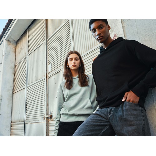 Iqoniq Yoho recycled cotton relaxed hoodie