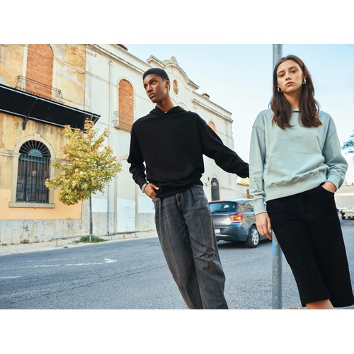Iqoniq Yoho recycled cotton relaxed hoodie