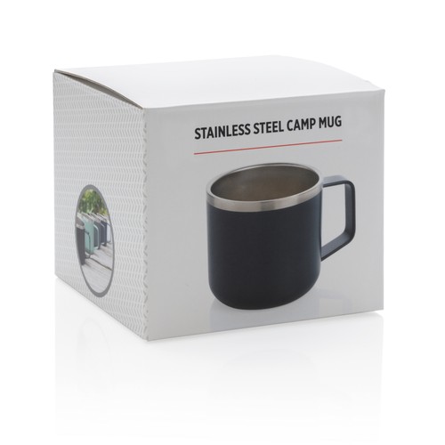 Stainless steel camp mug