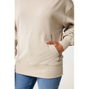 Iqoniq Yoho recycled cotton relaxed hoodie