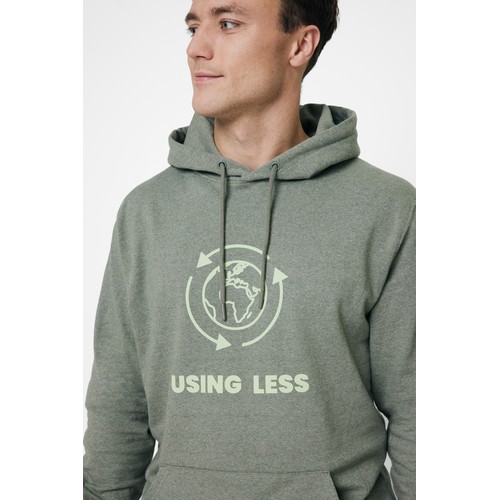 Iqoniq Torres recycled cotton hoodie undyed