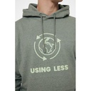 Iqoniq Torres recycled cotton hoodie undyed