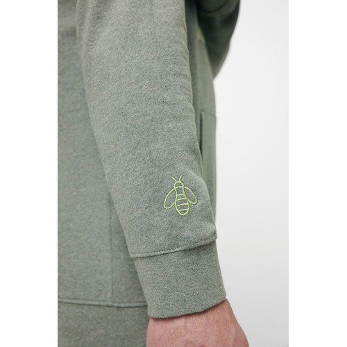 Iqoniq Torres recycled cotton hoodie undyed