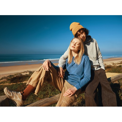 Iqoniq Torres recycled cotton hoodie undyed