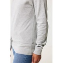 Iqoniq Denali recycled cotton crew neck undyed