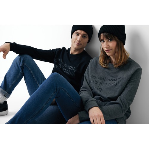 Iqoniq Denali recycled cotton crew neck undyed