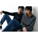 Iqoniq Denali recycled cotton crew neck undyed