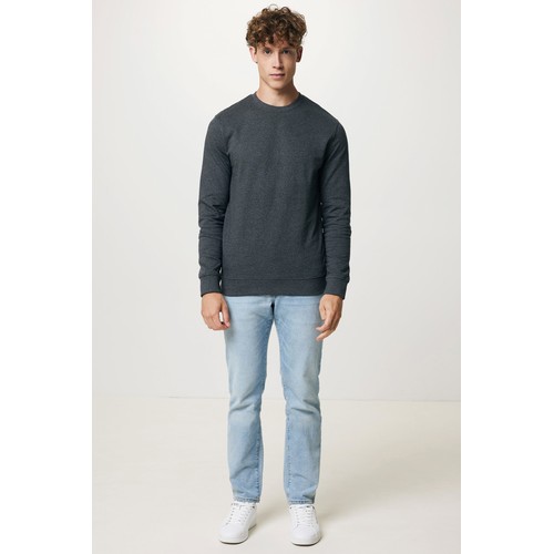 Iqoniq Denali recycled cotton crew neck undyed